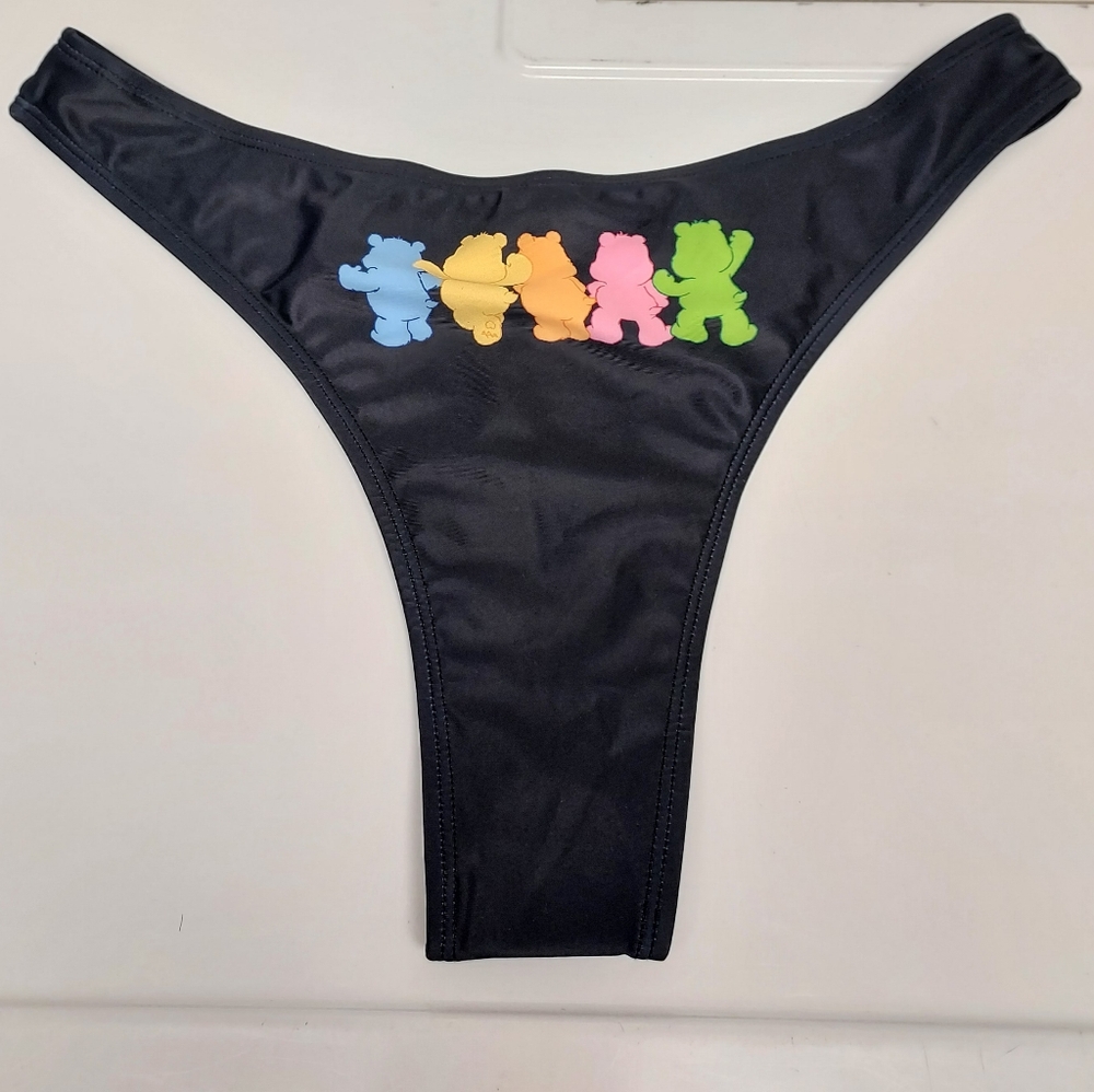 🥰🧸 NWOT Care Bears Bikini Swim Bottom Women's L Junior's XL RARE